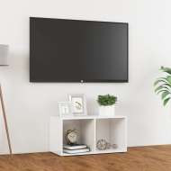 vidaXL TV skrinka lesklá biela7 2x35x36,5 cm drevotrieska - cena, porovnanie