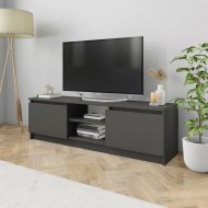 vidaXL TV skrinka, lesklá sivá 120x30x35,5 cm, drevotrieska - cena, porovnanie