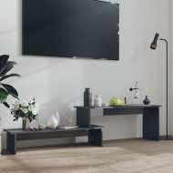 vidaXL TV skrinka lesklá sivá 180x30x43 cm drevotrieska - cena, porovnanie