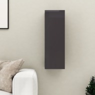 vidaXL TV skrinka lesklá sivá 30,5x30x90 cm drevotrieska - cena, porovnanie