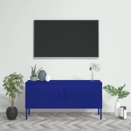 vidaXL TV skrinka námornícka modrá 105x35x50 cm oceľ - cena, porovnanie