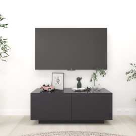 vidaXL TV skrinka sivá 100x35x40 cm drevotrieska