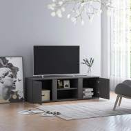 vidaXL TV skrinka, sivá 120x34x37 cm, drevotrieska - cena, porovnanie