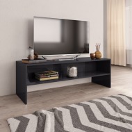vidaXL TV skrinka sivá 120x40x40 cm drevotrieska lesklá - cena, porovnanie