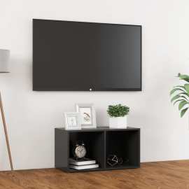 vidaXL TV skrinka sivá 72x35x36,5 cm drevotrieska