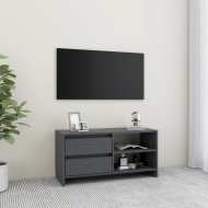 vidaXL TV skrinka sivá 80x31x39 cm borovicový masív - cena, porovnanie