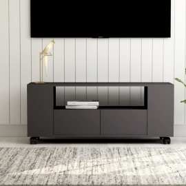 vidaXL TV skrinka sivý 120x35x43 cm drevotrieska