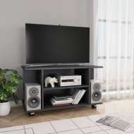 vidaXL TV skrinka s kolieskami sivá 80x40x40 cm drevotrieska - cena, porovnanie
