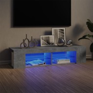 vidaXL TV skrinka s LED svetlami betónová sivá 135x39x30 cm - cena, porovnanie