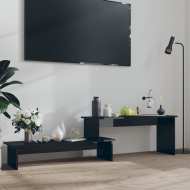 vidaXL TV skrinka vysokolesklá čierna 180x30x43 cm drevotrieska - cena, porovnanie