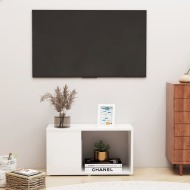 vidaXL TV skrinka vysoký lesk biela 60x24x32 cm drevotrieska - cena, porovnanie