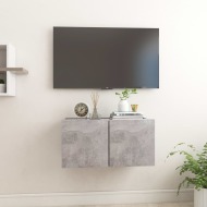 vidaXL Závesná TV skrinka betónovo-sivá 60x30x30 cm - cena, porovnanie