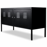 vidaXL TV stolík, 118x40x60 cm, čierny - cena, porovnanie