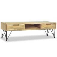 vidaXL TV stolík, 120x35x35 cm, masívne teakové drevo - cena, porovnanie