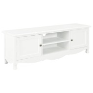 vidaXL TV stolík biely 120x30x40 cm drevený - cena, porovnanie