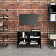 vidaXL TV stolík nohy z kovu čierny 69,5x30x50 cm - cena, porovnanie