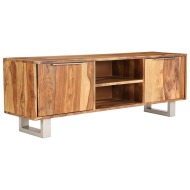 vidaXL TV stolík, sheeshamové drevo s medovým odtieňom 118x30x40 cm - cena, porovnanie