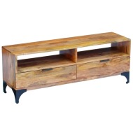 vidaXL TV stolík z mangového dreva, 120 x 35 x 45 cm - cena, porovnanie
