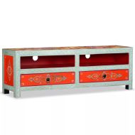 vidaXL TV stolík z mangového dreva, ručne maľovaný - cena, porovnanie