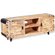vidaXL TV stolík zo surového mangového dreva, 120x30x50 cm - cena, porovnanie
