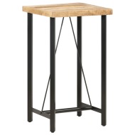 vidaXL Barový stôl 60x60x107 cm masívne mangovníkové drevo - cena, porovnanie