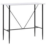 vidaXL Barový stôl biely 120x60x110 cm MDF - cena, porovnanie