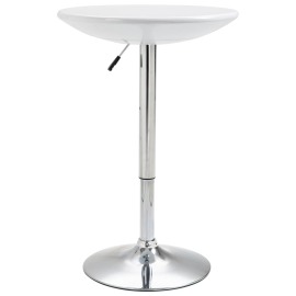 vidaXL Barový stôl biely Ø60 cm ABS