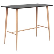 vidaXL Barový stôl, čierny 120x60x105 cm - cena, porovnanie