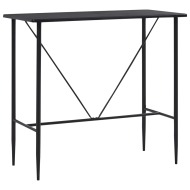 vidaXL Barový stôl čierny 120x60x110 cm MDF - cena, porovnanie