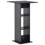 vidaXL Barový stôl čierny 60x60x110 cm - cena, porovnanie