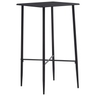 vidaXL Barový stôl čierny 60x60x111 cm MDF - cena, porovnanie