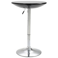vidaXL Barový stôl čierny Ø60 cm ABS - cena, porovnanie