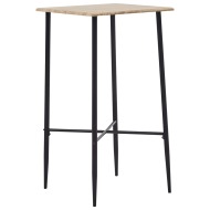 vidaXL Barový stôl farba dubu 60x60x111 cm MDF - cena, porovnanie
