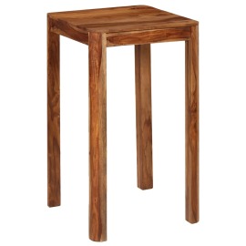 vidaXL Barový stôl masívne sheeshamové drevo 60x60x107 cm