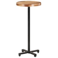 vidaXL Barový stôl Ø50x110 cm masívne akáciové drevo - cena, porovnanie