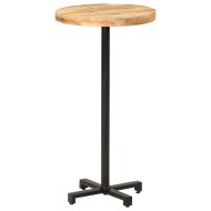 vidaXL Barový stôl okrúhly Ø60x110 cm surové mangovníkové drevo - cena, porovnanie