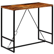 vidaXL Barový stôl, recyklovaný masív 120x60x106 cm - cena, porovnanie
