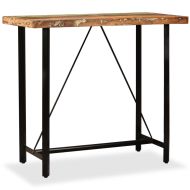 vidaXL Barový stôl, recyklovaný masív 120x60x107 cm - cena, porovnanie