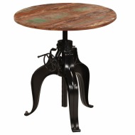 vidaXL Barový stôl, recyklovaný masív 75x(76-110) cm - cena, porovnanie