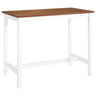 vidaXL Barový stôl z masívneho dreva, 108x60x91 cm - cena, porovnanie