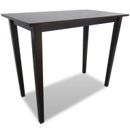 vidaXL Drevený barový stôl, hnedý - cena, porovnanie