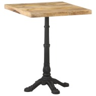 vidaXL Bistro stolík 60x60x77 cm surové mangovníkové drevo - cena, porovnanie