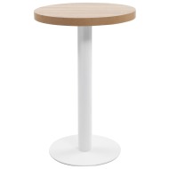 vidaXL Bistro stolík bledohnedý 50 cm MDF - cena, porovnanie