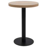 vidaXL Bistro stolík bledohnedý 60 cm MDF - cena, porovnanie