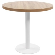 vidaXL Bistro stolík bledohnedý 80 cm MDF - cena, porovnanie