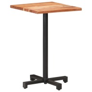 vidaXL Bistro stolík s nepravidelnými hranami 50x50x75 cm akáciový masív - cena, porovnanie