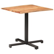 vidaXL Bistro stolík s nepravidelnými hranami 80x80x75 cm akáciový masív - cena, porovnanie