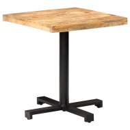 vidaXL Bistro stolík štvorcový 70x70x75 cm surové mangovníkové drevo - cena, porovnanie