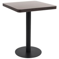 vidaXL Bistro stolík tmavohnedý 60x60 cm MDF - cena, porovnanie