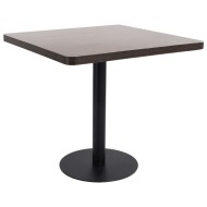 vidaXL Bistro stolík tmavohnedý 80x80 cm MDF - cena, porovnanie